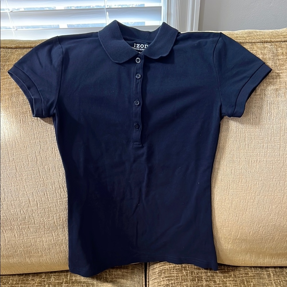 NWOT IZOD Girl's Navy Polo School Uniform Dress